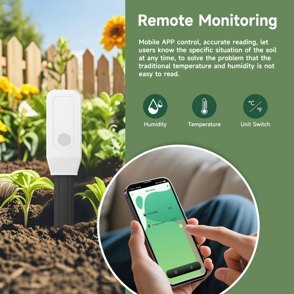 Slimme Plant Sensor WiFi | Nooit Meer een Verdorde Plant